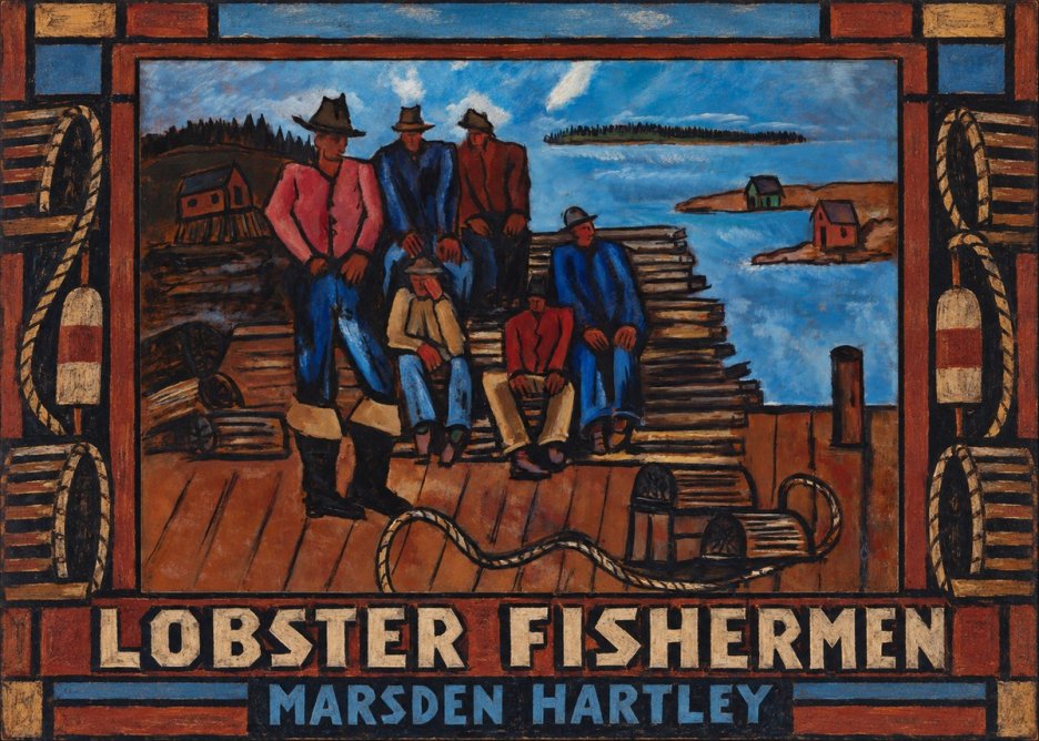 Marsden Hartley Lobster Fishermen II No1 - Poszter