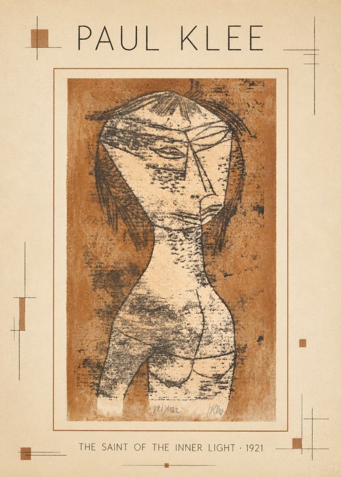 Paul Klee The Saint of the Inner Light No1 - Poszter