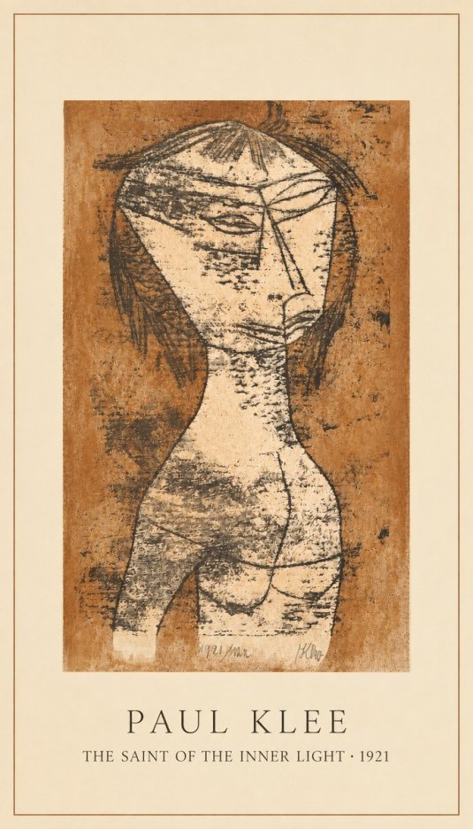 Paul Klee The Saint of the Inner Light No2 - Poszter