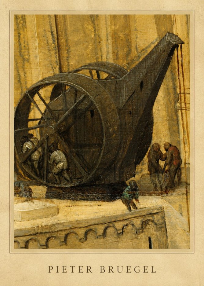 Pieter Bruegel The Crane No4 - Poszter