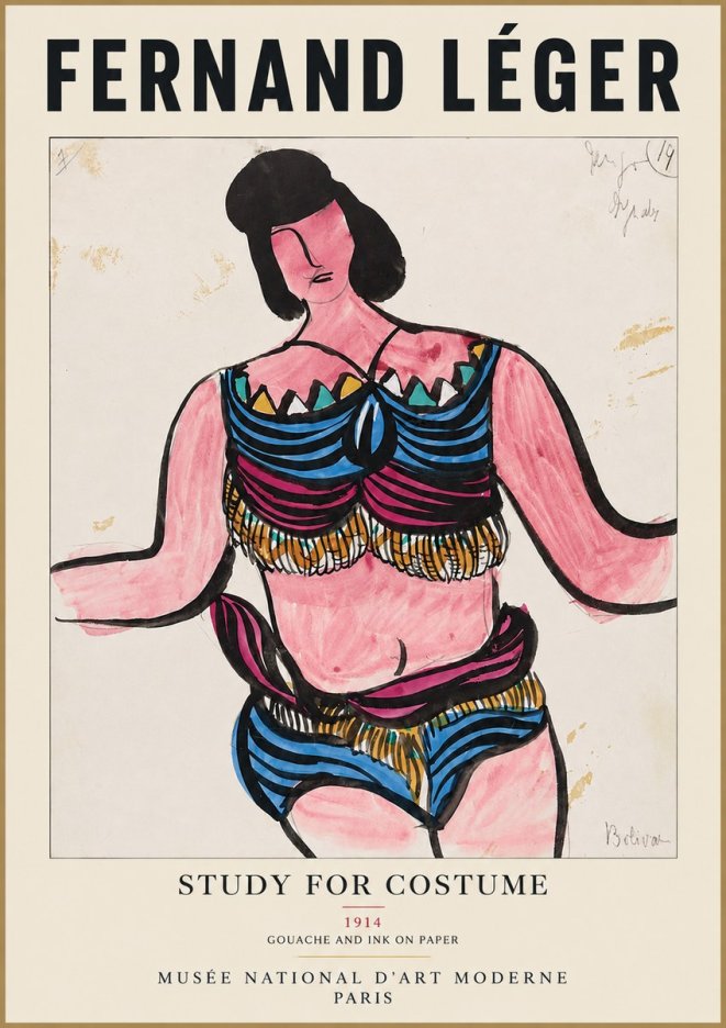 Fernand Léger Bolivian No3 - Poszter