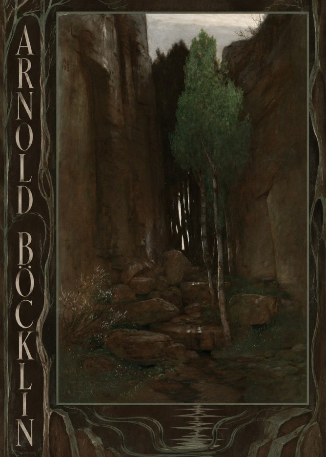 Arnold Böcklin Sacred Grove II No5 - Poszter