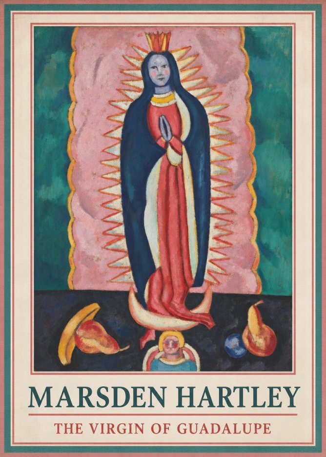 Marsden Hartley The Virgin of Guadalupe No5 - Poszter