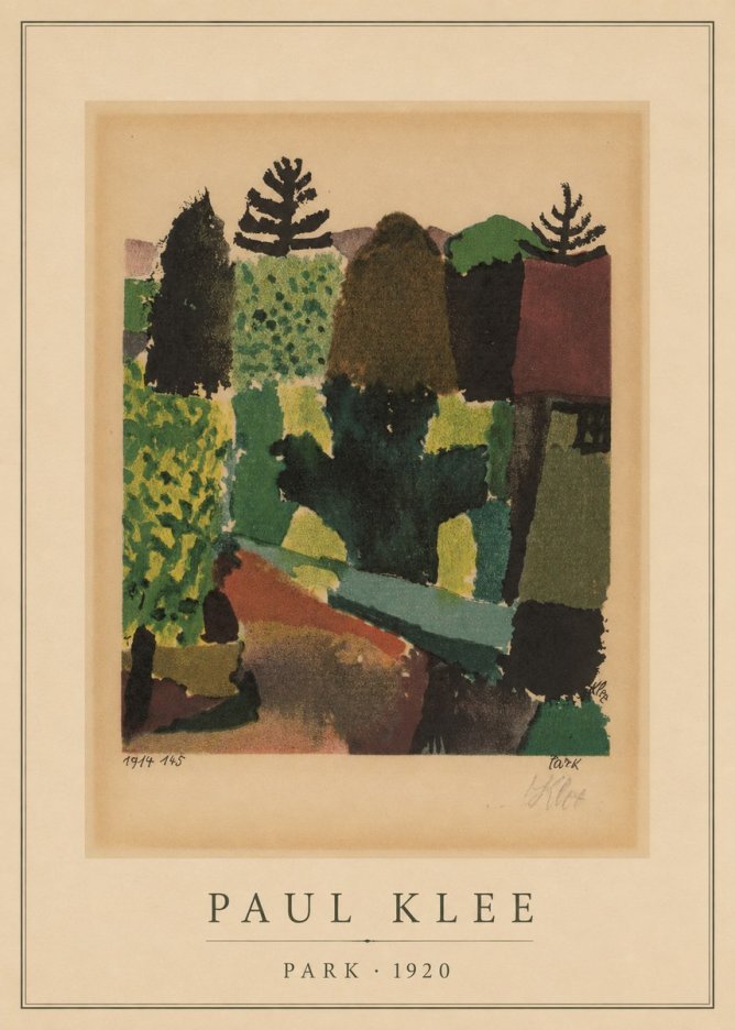 Paul Klee Park I No2 - Poszter