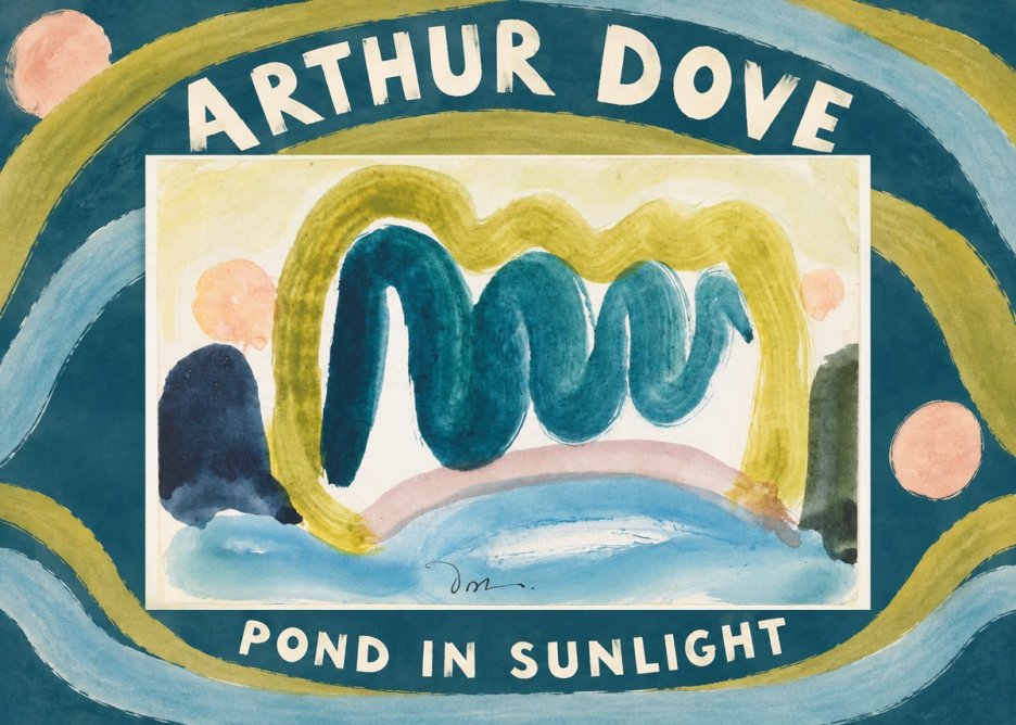 Arthur Dove Pond in Sunlight No5 - Poszter