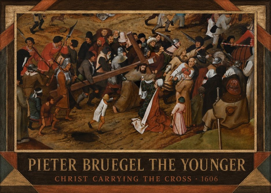 Pieter Bruegel Christ Carrying the Cross II No3 - Poszter