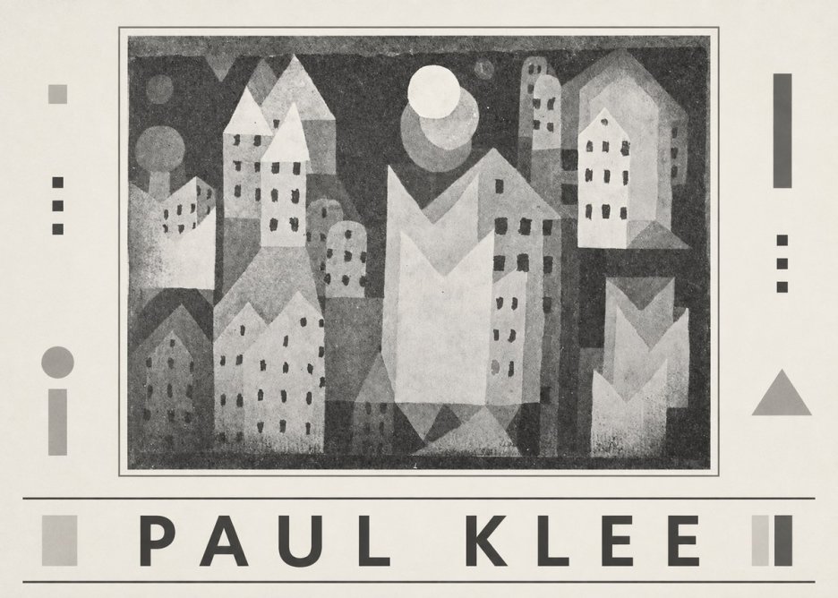 Paul Klee City of Churches No6 - Poszter