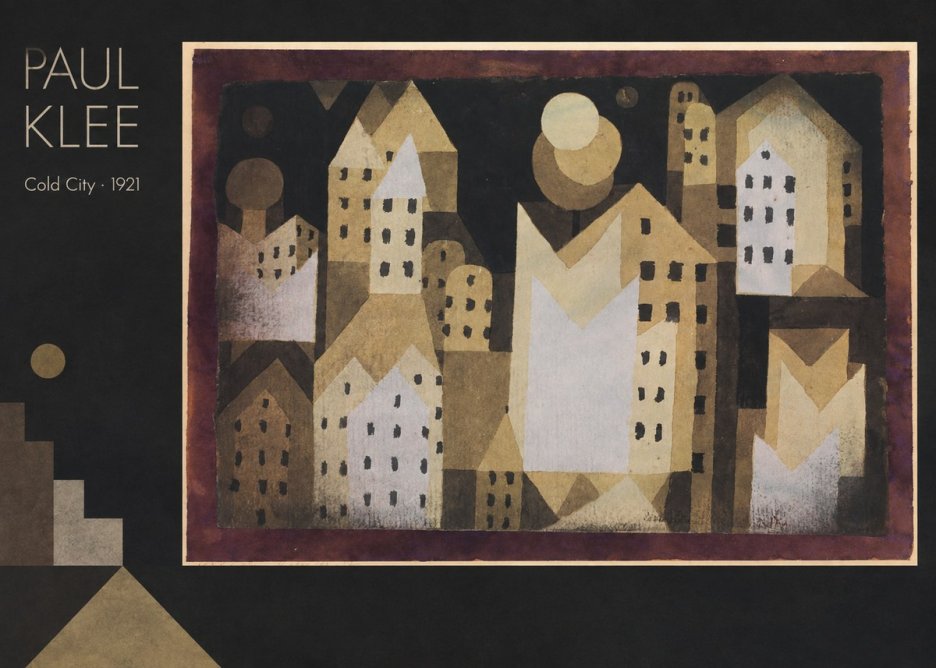 Paul Klee Cold City No2 - Poszter