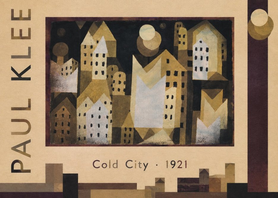 Paul Klee Cold City No3 - Poszter