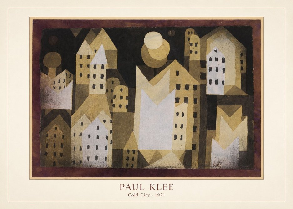 Paul Klee Cold City No4 - Poszter