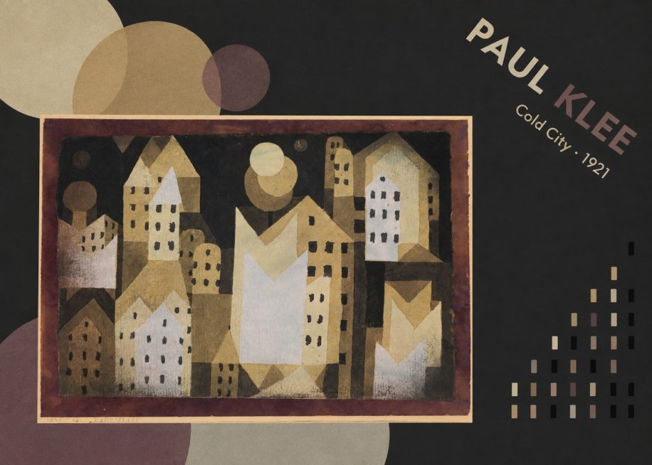 Paul Klee Cold City No5 - Poszter