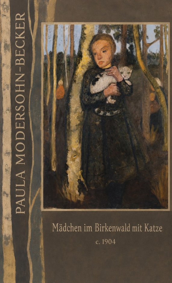 Paula Modersohn-Becker Mädchen Im Birkenwald Mit Katze No2 - Poszter