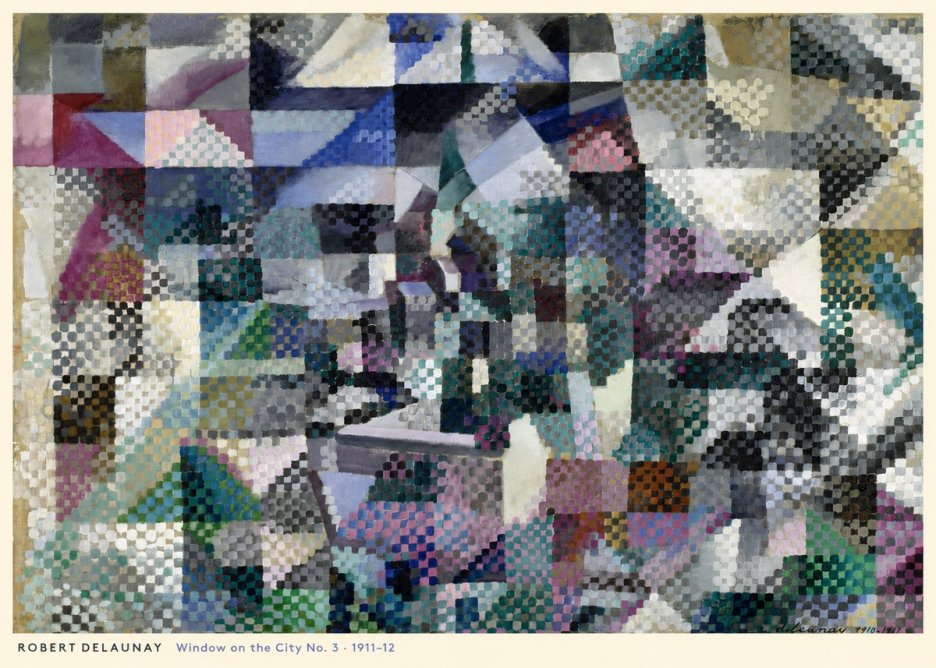 Robert Delaunay Window on the City No. 3 No5 - Poszter