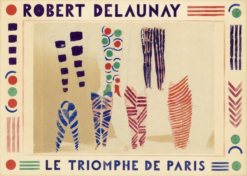 Robert Delaunay Le Triomphe De Paris IV No1 - Poszter