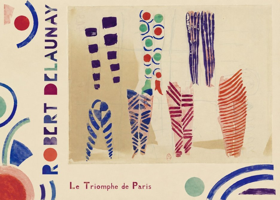 Robert Delaunay Le Triomphe De Paris IV No2 - Poszter