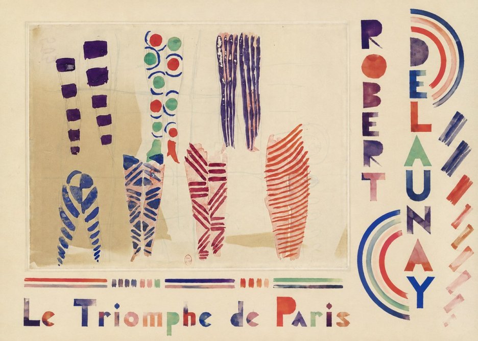 Robert Delaunay Le Triomphe De Paris IV No5 - Poszter