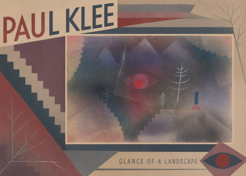 Paul Klee Glance of a Landscape No5 - Poszter