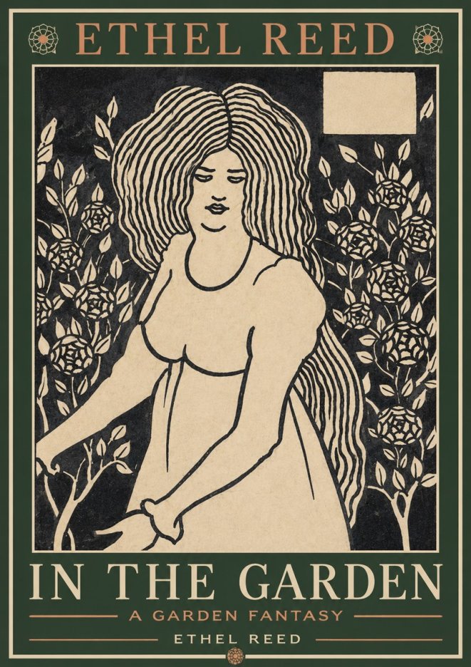 Ethel Reed In the Garden No2 - Poszter