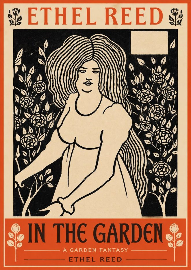 Ethel Reed In the Garden No4 - Poszter