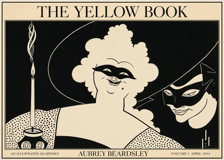 Aubrey Beardsley The Yellow Book I No1 - Poszter