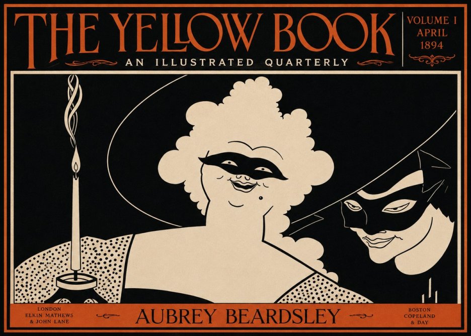Aubrey Beardsley The Yellow Book I No4 - Poszter