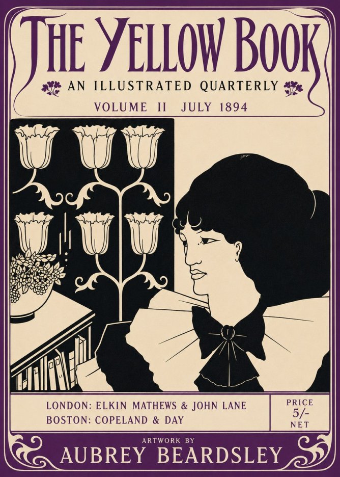 Aubrey Beardsley The Yellow Book - Volume Ii July 1894 No3 - Poszter