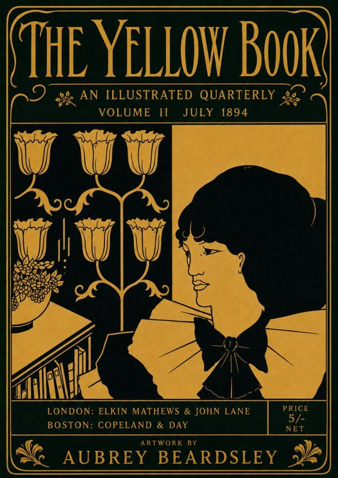 Aubrey Beardsley The Yellow Book - Volume Ii July 1894 No4 - Poszter