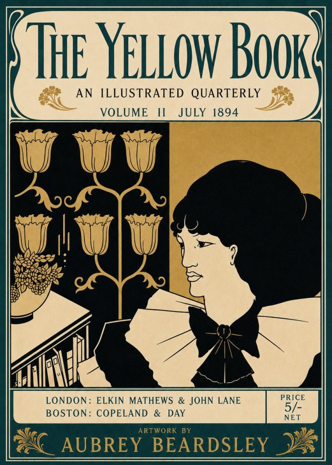 Aubrey Beardsley The Yellow Book - Volume Ii July 1894 No6 - Poszter