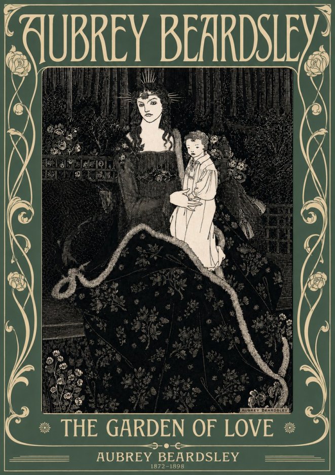 Aubrey Beardsley The Garden of Love No3 - Poszter