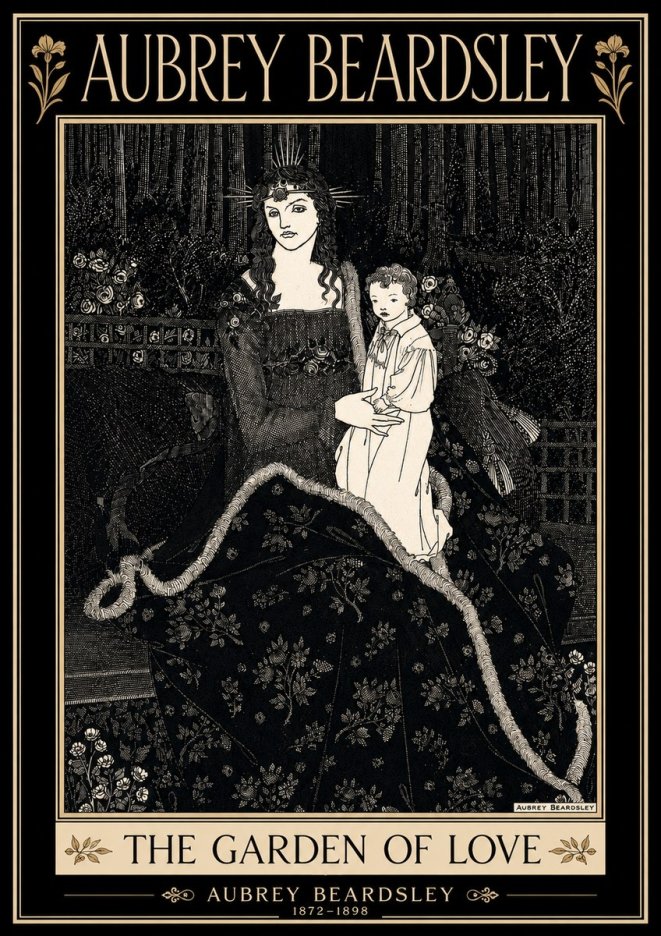 Aubrey Beardsley The Garden of Love No4 - Poszter