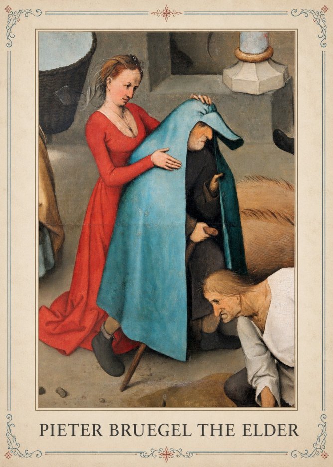 Pieter Bruegel The Blind Leading the Blind II No1 - Poszter