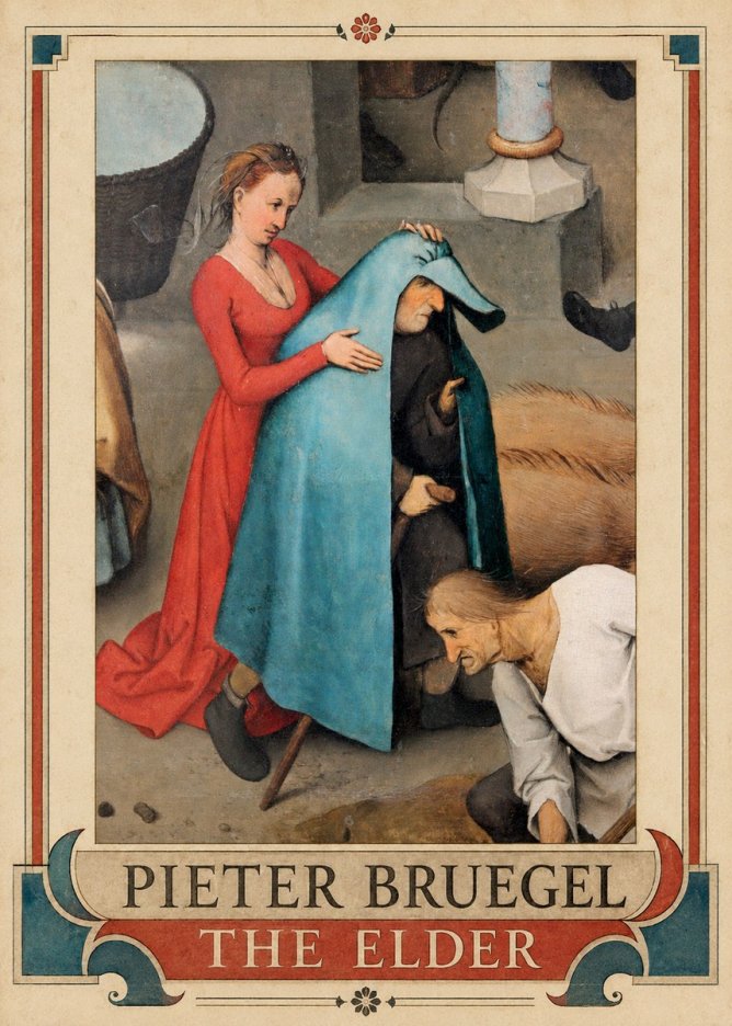 Pieter Bruegel The Blind Leading the Blind II No5 - Poszter