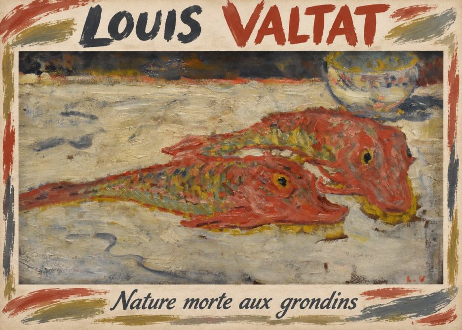 Louis Valtat Nature Morte Aux Grondins No1 - Poszter