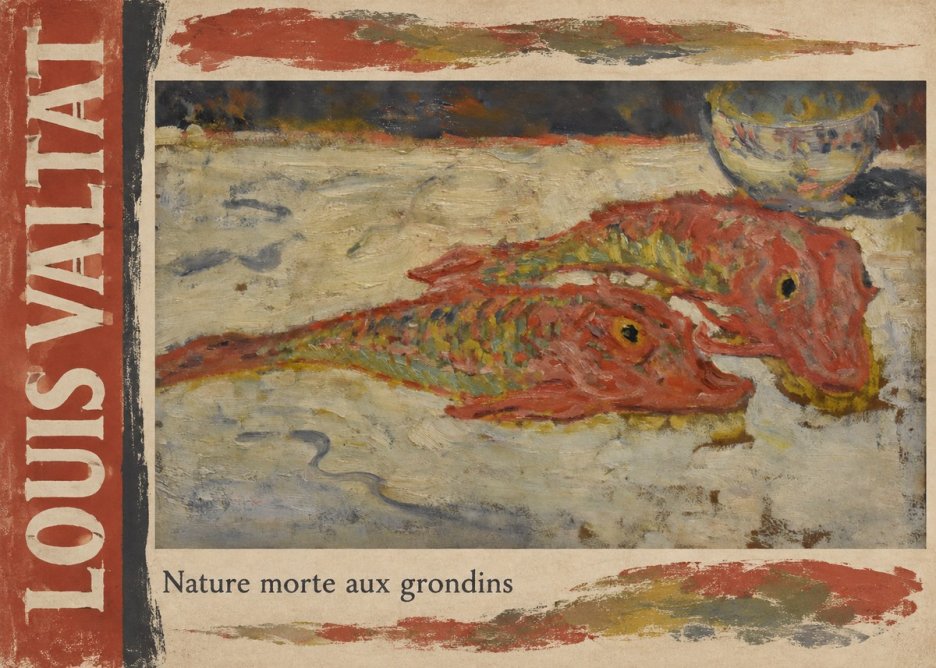 Louis Valtat Nature Morte Aux Grondins No2 - Poszter