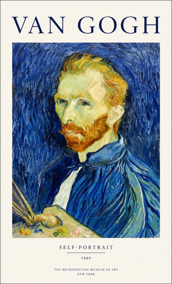 Van Gogh Self-portrait I No1 - Poszter