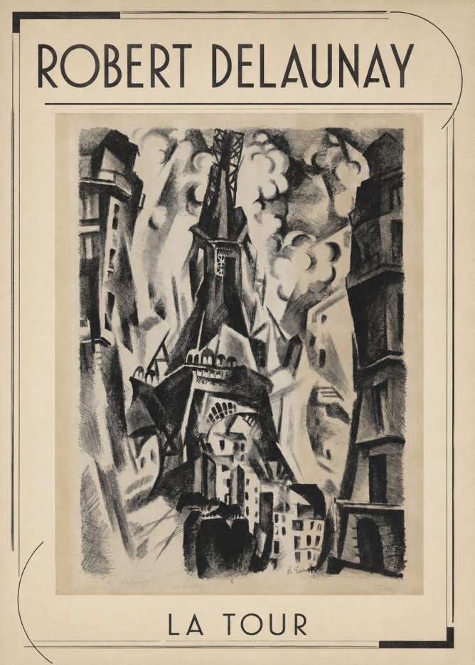 Robert Delaunay La Tour No1 - Poszter