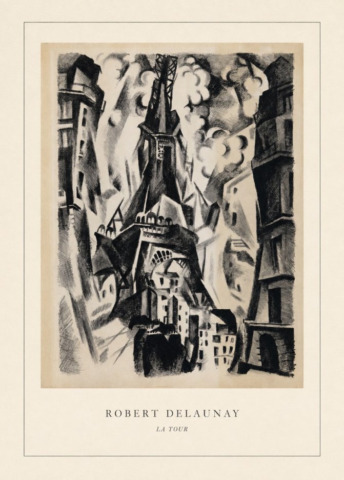 Robert Delaunay La Tour No4 - Poszter