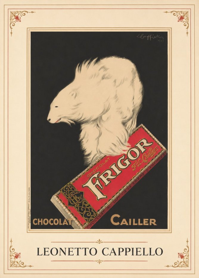 Leonetto Cappiello Chocolat Frigor No1 - Poszter
