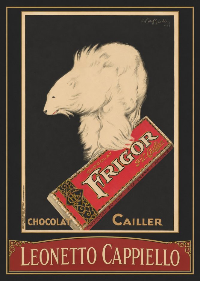 Leonetto Cappiello Chocolat Frigor No3 - Poszter