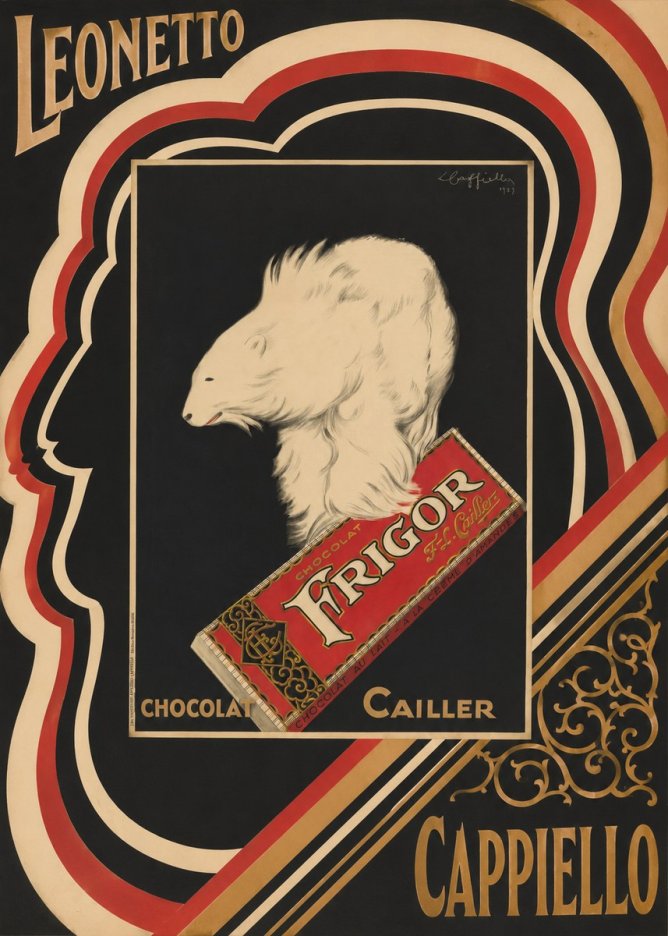 Leonetto Cappiello Chocolat Frigor No6 - Poszter