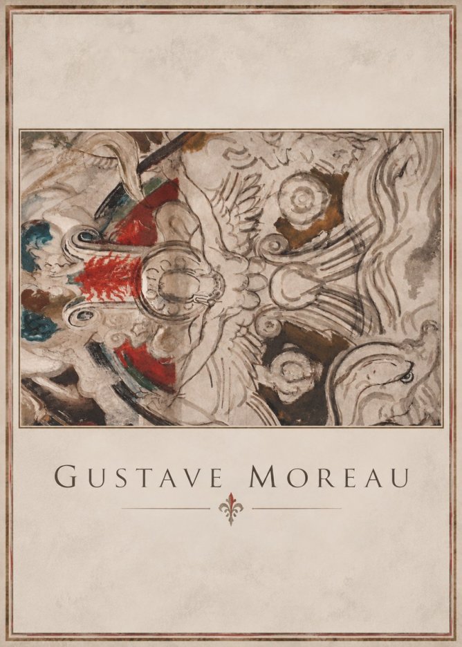 Gustave Moreau Decorative Composition No3 - Poszter