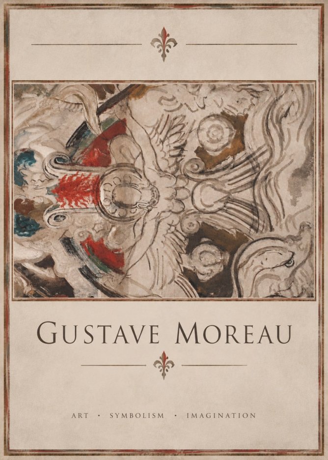 Gustave Moreau Decorative Composition No4 - Poszter