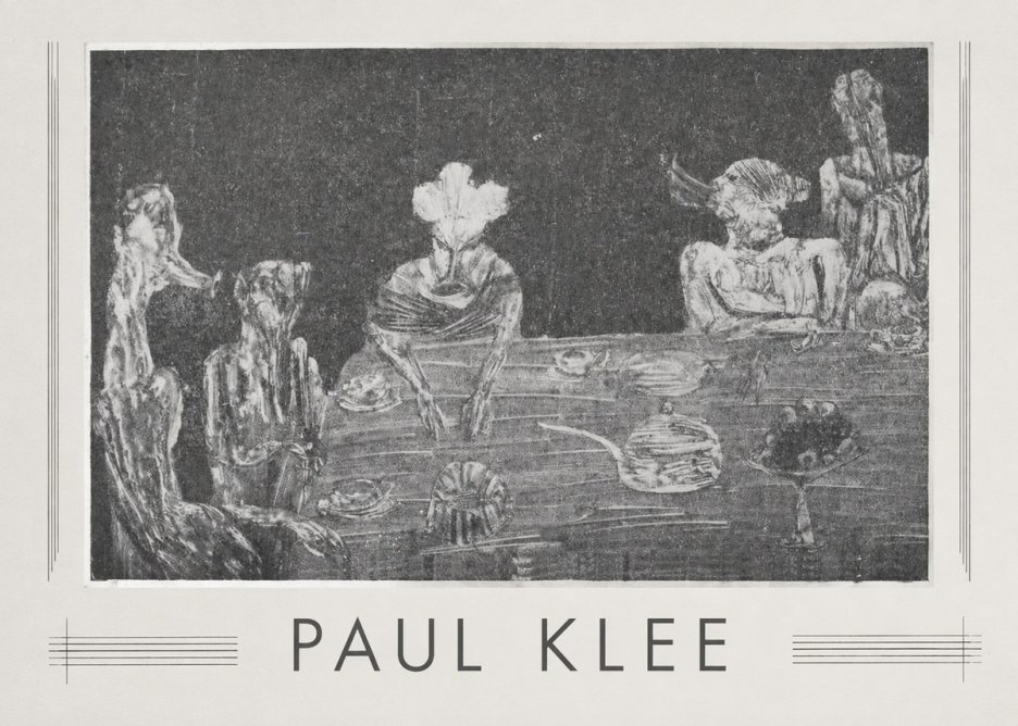 Paul Klee Die Mahlzeit No1 - Poszter