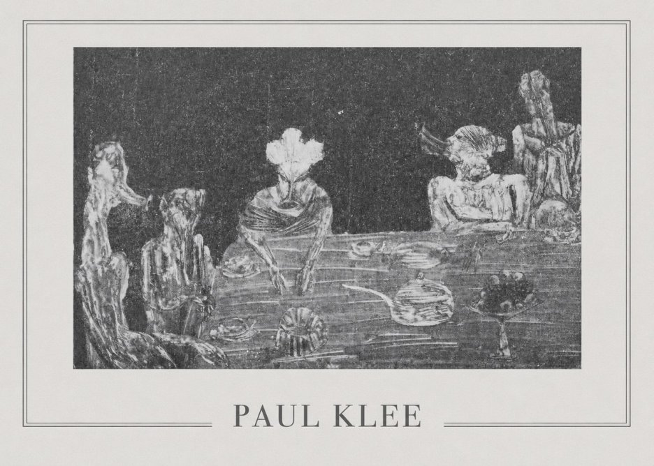 Paul Klee Die Mahlzeit No5 - Poszter