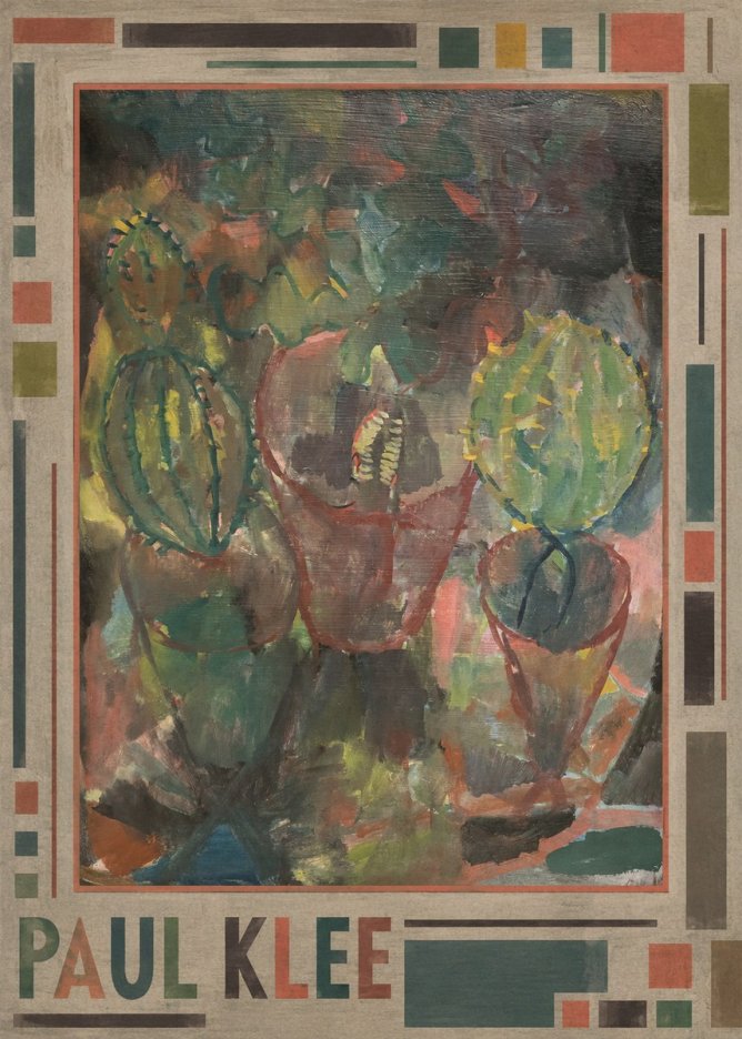 Paul Klee Three Potted Plants No2 - Poszter