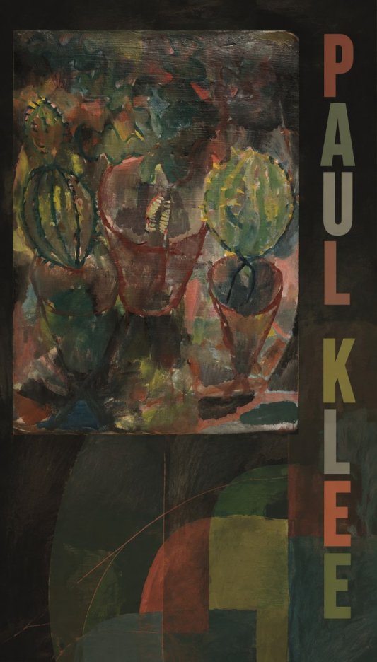 Paul Klee Three Potted Plants No4 - Poszter