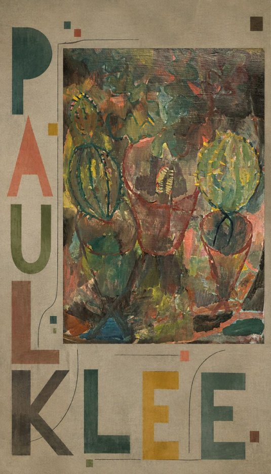 Paul Klee Three Potted Plants No6 - Poszter