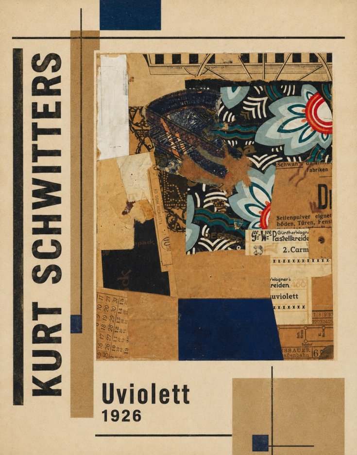 Kurt Schwitters Uviolett No2 - Poszter