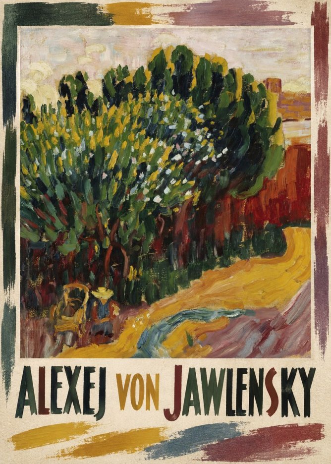 Alexej von Jawlensky Park Landscape (Murnau) No1 - Poszter