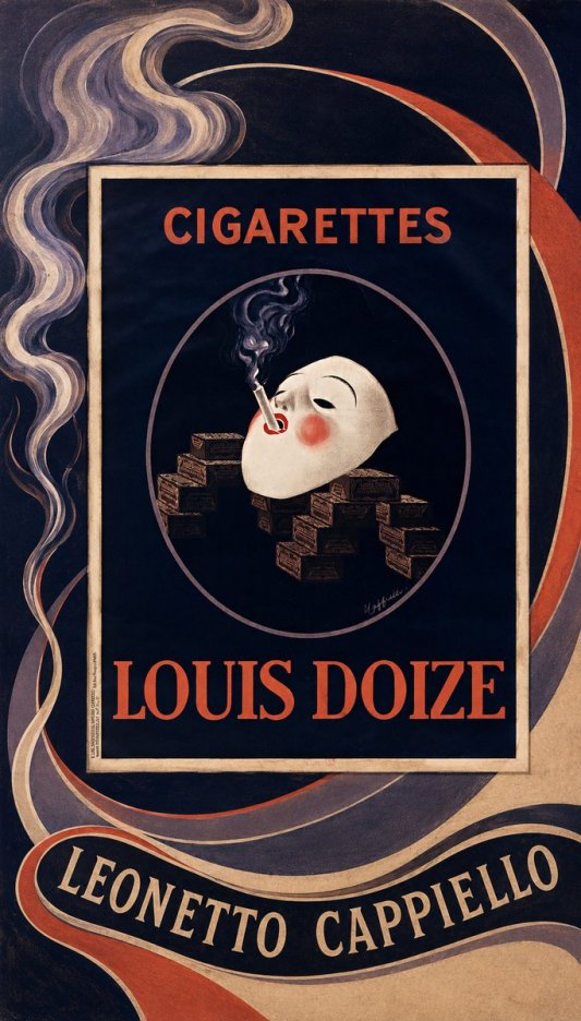 Leonetto Cappiello Cigarettes Louis Doize No3 - Poszter